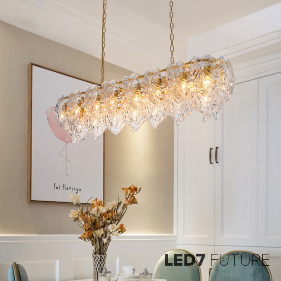 Ritz - Glass Maple Line Chandelier